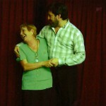 Edelmira con el tenor Leonardo Pastore
