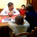Los chicos entrevistan a Diego